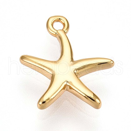 Brass Pendants KK-T075-40G-1
