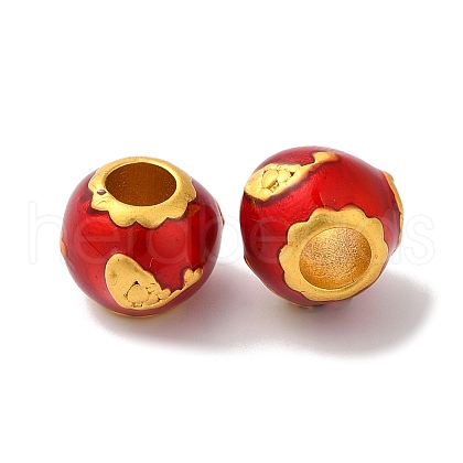 Long-Lasting Plated Brass Beads KK-K381-12MG-1