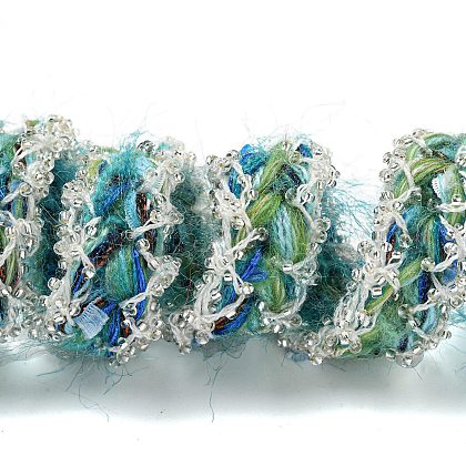 Polyester Crochet Lace Trim OCOR-Q058-33-1