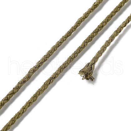 20M Polyester Braided Cord for Jewelry Making OCOR-G015-04A-14-1