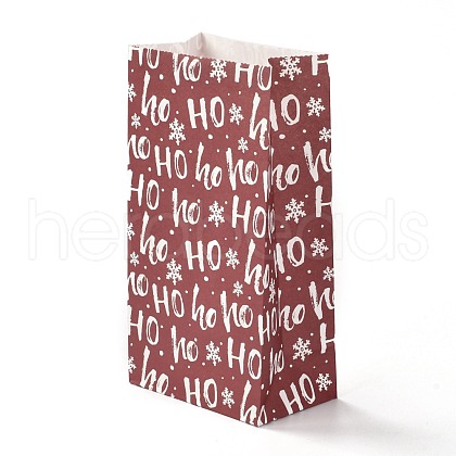 Christmas Theme Rectangle Paper Bags CARB-G006-01D-1