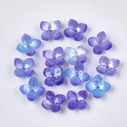 Cellulose Acetate(Resin) Bead Caps X-KK-S161-02F-1