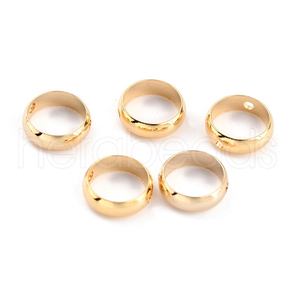 Brass Beads Frames KK-O133-014B-G-1
