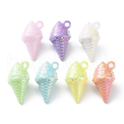 UV Plating Rainbow Iridescent Pendants OACR-A029-14-1