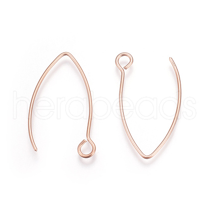 Ion Plating(IP) 304 Stainless Steel Earring Hooks STAS-L216-03A-RG-1