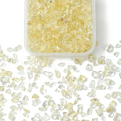 30G Natural Citrine Chip Beads G-YW0001-63-1