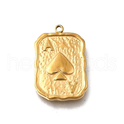 304 Stainless Steel Pendants STAS-F318-20G-1
