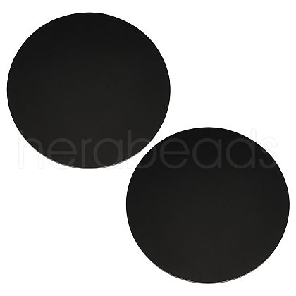 Flat Round Acrylic Chassis Display Pedestals DIY-FG0005-55E-1