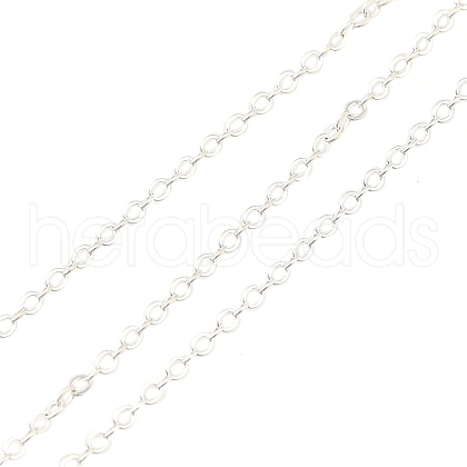 Rack Plating Brass Cable Chains CHC-M001-04S-1
