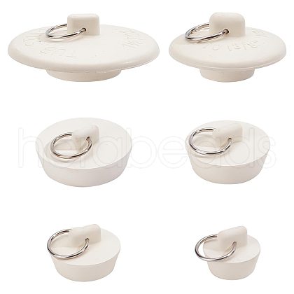 Rubber Drain Stoppers AJEW-WH0020-51-1