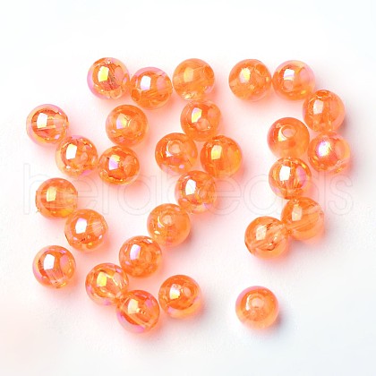 Eco-Friendly Transparent Acrylic Beads PL731-16-1