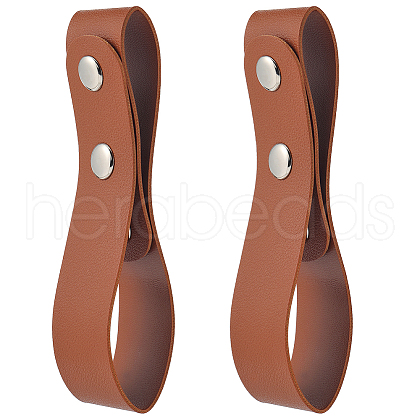 Imitation Leather Belt Bullwhip Holder AJEW-WH20003-10-1