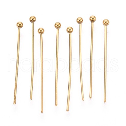 304 Stainless Steel Head Pins STAS-T065-25mm-20G-1