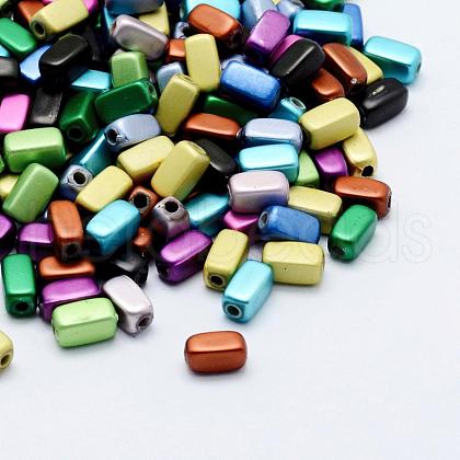 Color Plating Acrylic Beads MACR-K331-06-1