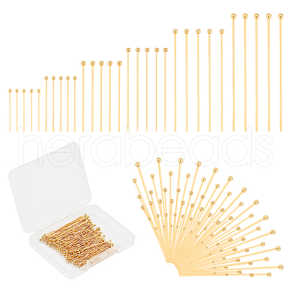 Unicraftale 180Pcs 6 Styles 304 Stainless Steel Ball Head Pins STAS-UN0061-03-1