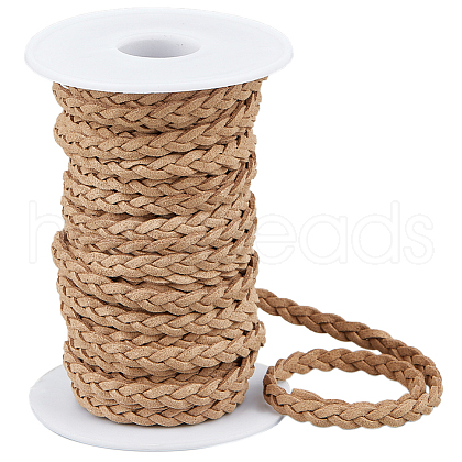 SUNNYCLUE 10M Braided Faux Suede Cord LW-SC0003-03-1
