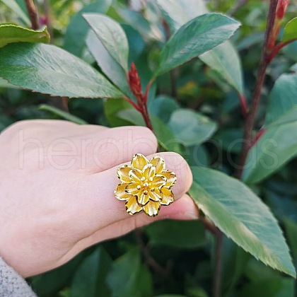 Ethnic Retro Style Flower Alloy Cuff Rings FS-WG9B7B1-01-1