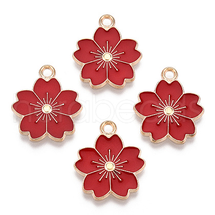 Alloy Enamel Pendants ENAM-S121-115A-1