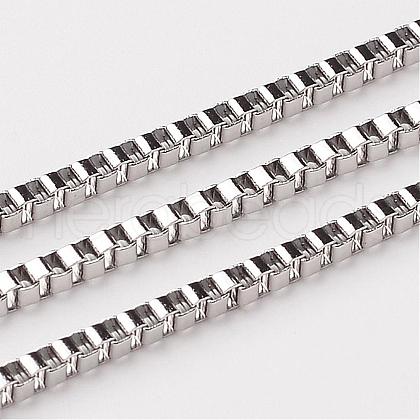 Tarnish Resistant 304 Stainless Steel Venetian Chains CHS-K001-34C-1