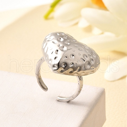 Brass Cuff Rings for Women RJEW-Q008-07B-P-1