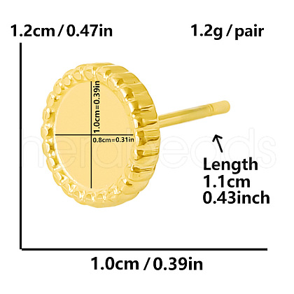 Fashionable Oval 304 Stainless Steel Stud Earrings QM6204-2-1