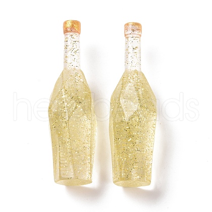 Dummy Bottle Transparent Resin Cabochon RESI-E025-03C-1