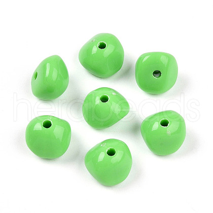 Opaque Acrylic Beads SACR-T017-33A-1