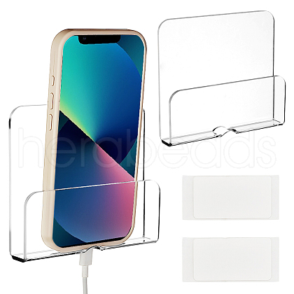 Transparent Plastic Wall Mounted Display Stands ODIS-WH0030-125-1