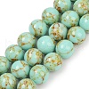 Synthetic Turquoise Beads Strands TURQ-H038-10mm-XXS23-1
