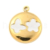 304 Stainless Steel Pendants STAS-L080-014G-01-1