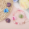 CHGCRAFT 12Pcs 4 Colors Food Grade Eco-Friendly Silicone Beads SIL-CA0001-86-4