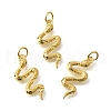 Brass Micro Pave Cubic Zirconia Pendants KK-U072-20G-1