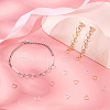   100Pcs 2 Color Brass Linking Rings KK-PH0004-07-5