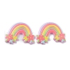 Printed Acrylic Pendants OACR-WH0036-08A-1