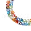 Electroplate Glass Beads Strands EGLA-D300-09-8mm-3
