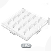 16-Slot Acrylic Jewelry Ring Organizer Display Stands ODIS-WH0009-32-2