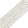 Electroplated Synthetic Non-Magnetic Hematite Beads Strands G-U003-01-1
