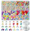 DIY Acrylic Beaded Stretch Bracelets Jewelry Kit DIY-FS0005-71-1