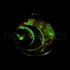 Galaxy Theme Luminous Glass Ball Pendants GLAA-D021-01P-06-4