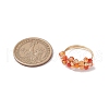 4Pcs Natural Gemstone Rings RJEW-TA00198-5