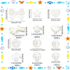 SUNNYCLUE ABS Plastic Imitation Pearl Beads KY-SC0002-28A-2