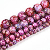 Baking Painted Glass Beads Strands X-DGLA-N003-10mm-B03-2