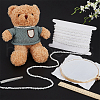 FINGERINSPIRE 5 Yards Polyester Lace Ribbon OCOR-FG0002-67B-5