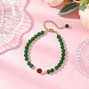 Natural & Dyed Malaysia Jade Bracelets BJEW-JB11973-01-1