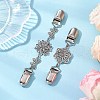 2Pcs Alloy & Iron Cardigan Clips JEWB-BR00183-1