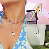 Opaque Resin Pendants X1-RESI-S356-068-8