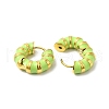 Enamel Round Hoop Earrings EJEW-Q704-05G-07-2