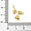 Brass Micro Pave Cubic Zirconia Beads KK-D295-11G-3