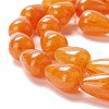 Natural White Jade Beads Strands G-O029-07A-08-3