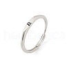 Rhodium Plated 925 Sterling Silver Adjustable Rings RJEW-S397-01P-11-4
